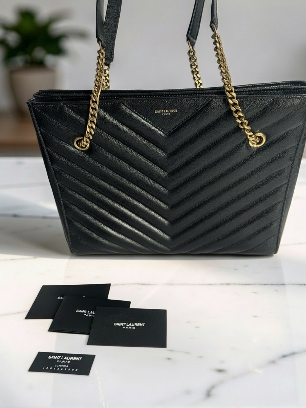 🖤 Saint Laurent Quilted Tribeca Medium Shoulder Bag